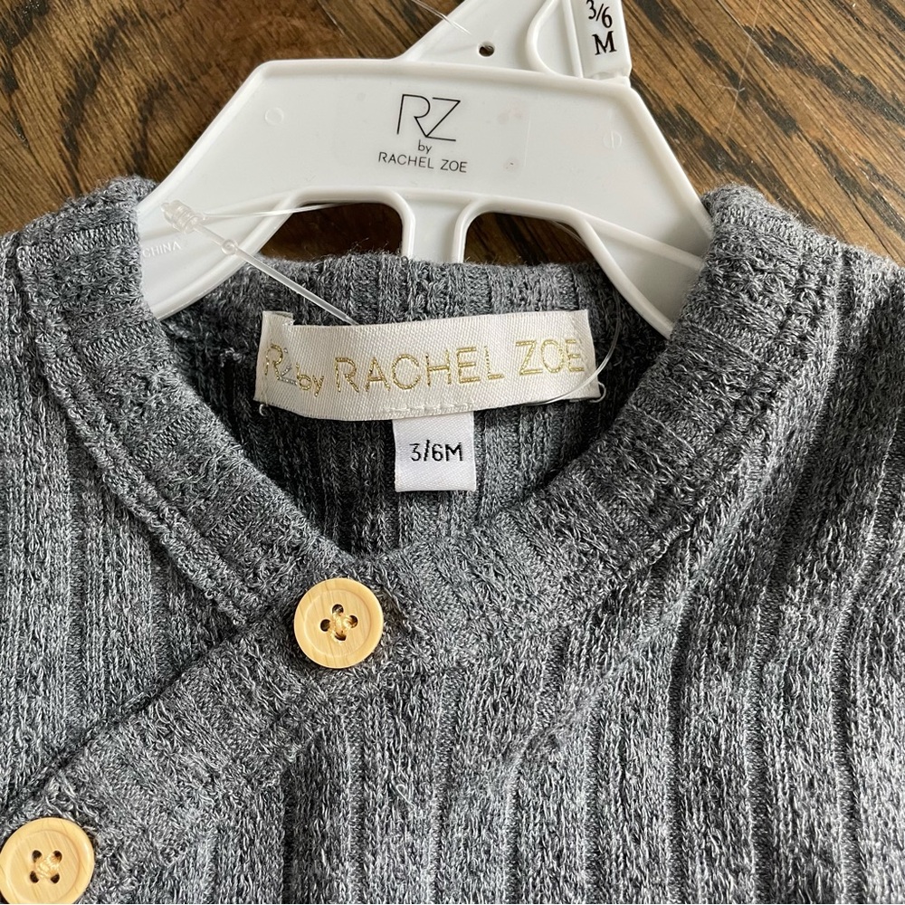 Rachel Zoe Ribbed 3-Piece Set, 3-6M - Picture 5 of 5